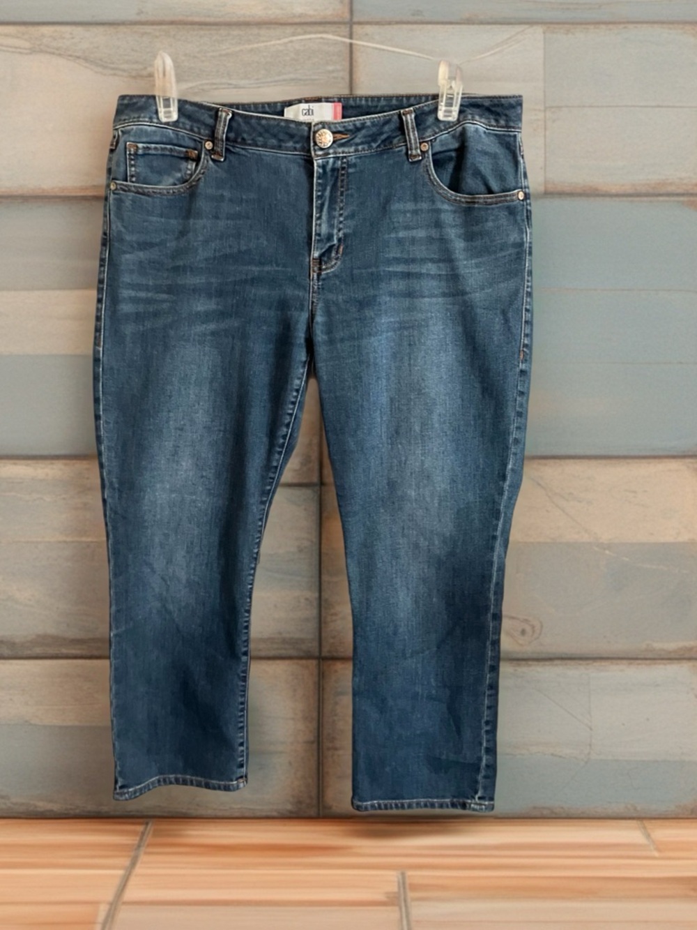 CAbi "New Crop" Blue Denim Jeans | Style #5086 | Size 14